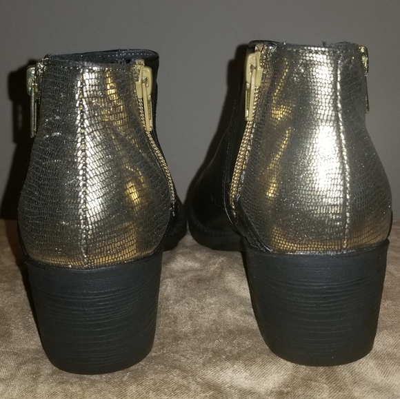 BC Footwear Ankle Boots / Booties - gold & black - Picture 5 of 8